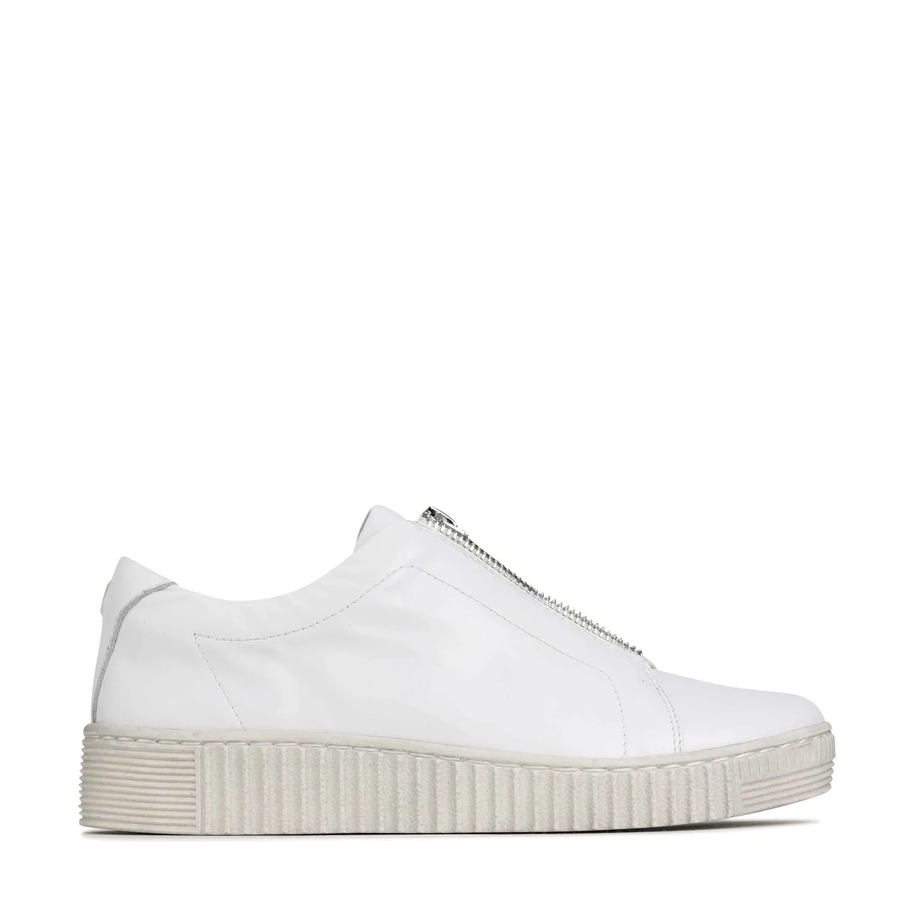 JOYA LEATHER CHUNKY ZIPPER SNEAKERS