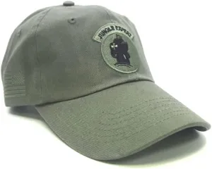 Jungle Expert Hat Embroidered ACU OD Green Baseball Cap