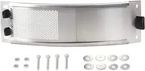 KAMaster Stainless Steel Draft Door for Big Green Eggs Large/Medium | Adjustable Bottom Vent Replacement with Heavy-Duty Mesh | Kamado Grill Accessories Compatible