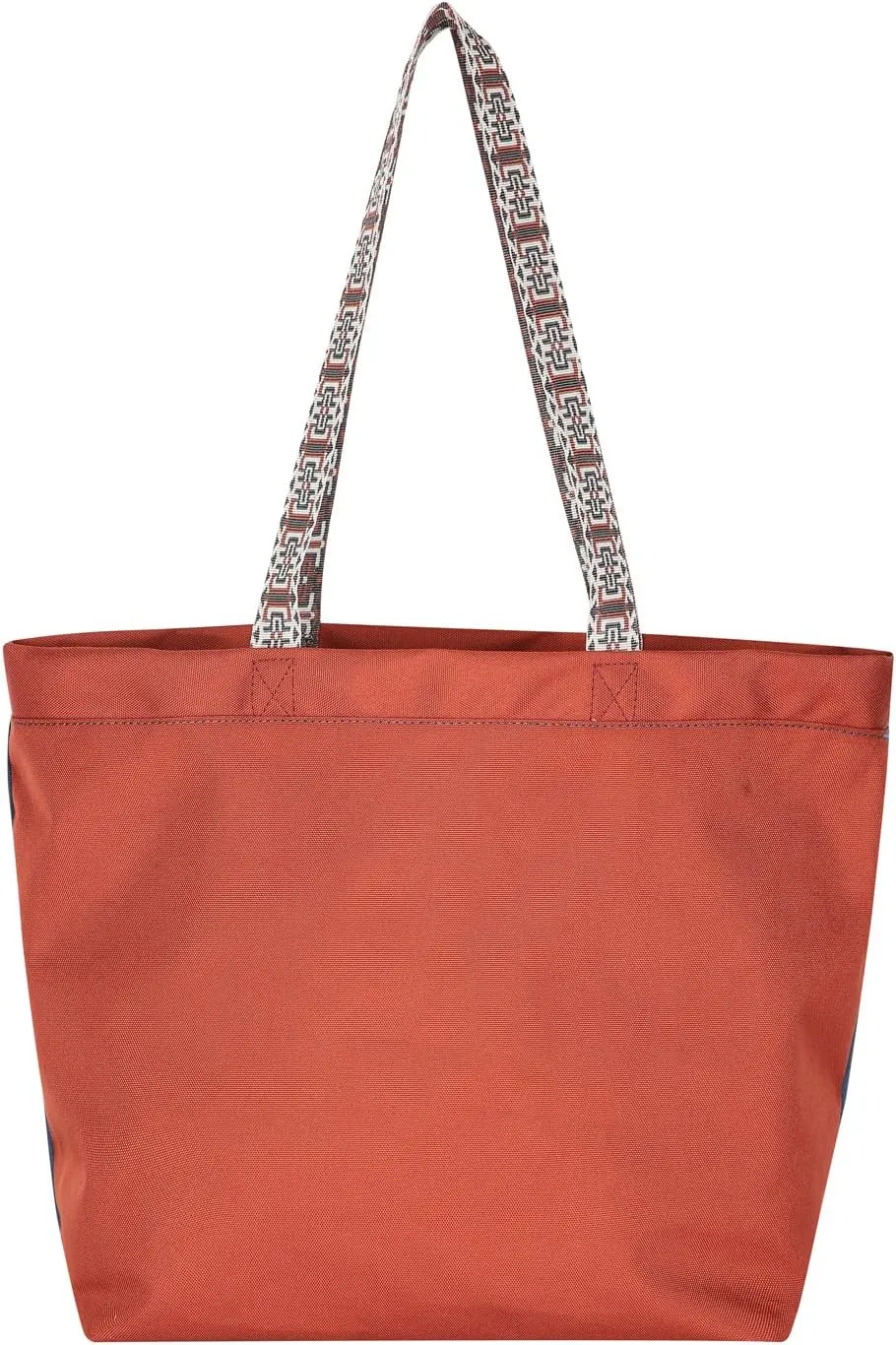 KAVU Twin Falls Tote Shoulder Strap Canvas Color Block Bag
