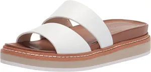 Kenneth Cole Women's Women's Laney Lightweight Slide Sandal, White, 9.5