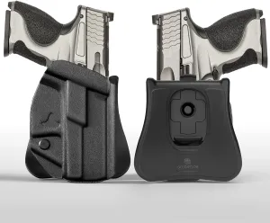 Kimber Micro 9 Holster IWB OWB Kydex Holster Fit: Kimber Micro 9mm Pistol – Inside Waistband Concealed Carry – Adjustable Cant & 'Posi-Click' Retention – No Wear - No Jitter - USA Made by Amberide