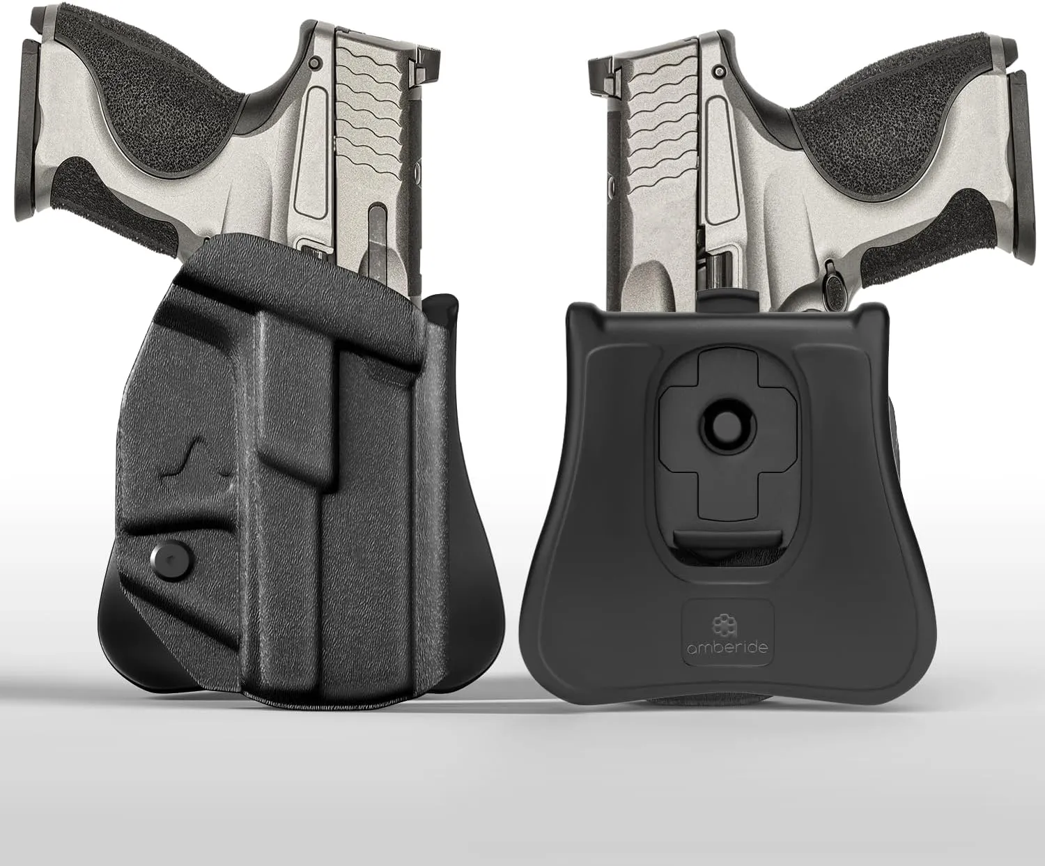 Kimber Micro 9 Holster IWB OWB Kydex Holster Fit: Kimber Micro 9mm Pistol – Inside Waistband Concealed Carry – Adjustable Cant & 'Posi-Click' Retention – No Wear - No Jitter - USA Made by Amberide