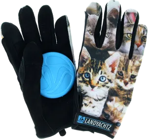 LANDYACHTZ CAT PATTERN SLIDE GLOVES M