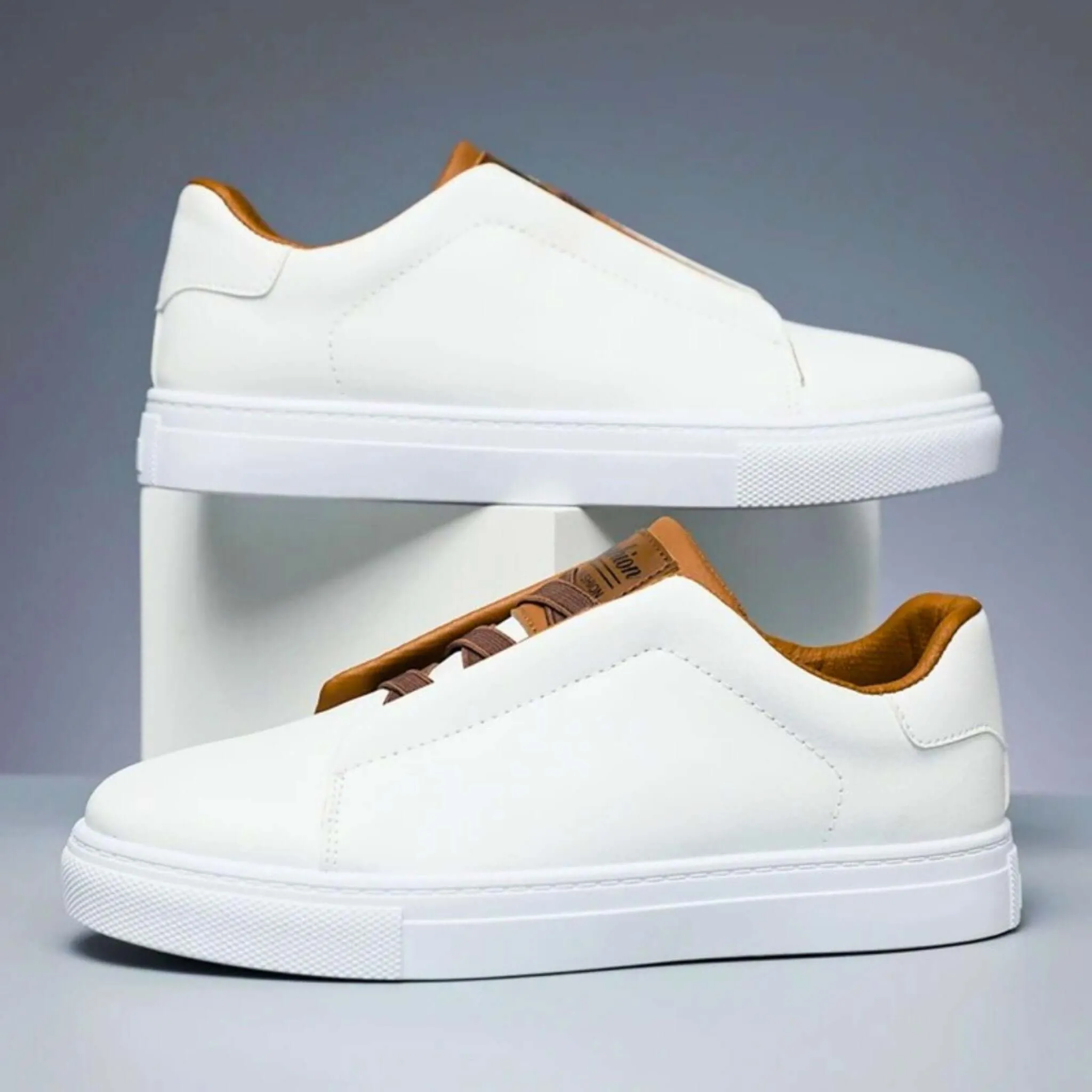 Leather Platform Sneaker