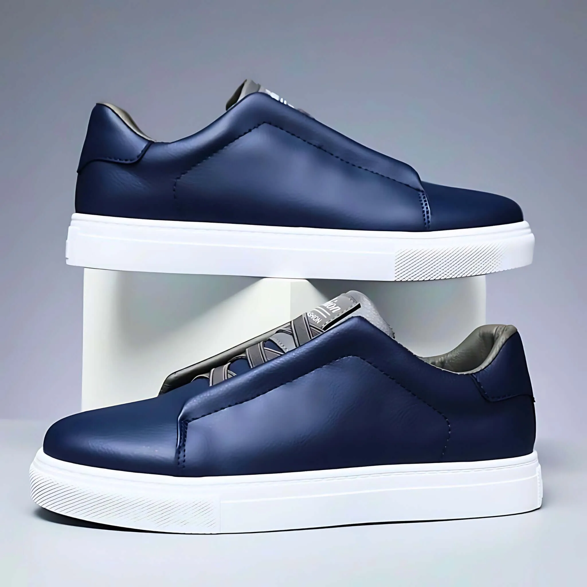 Leather Platform Sneaker