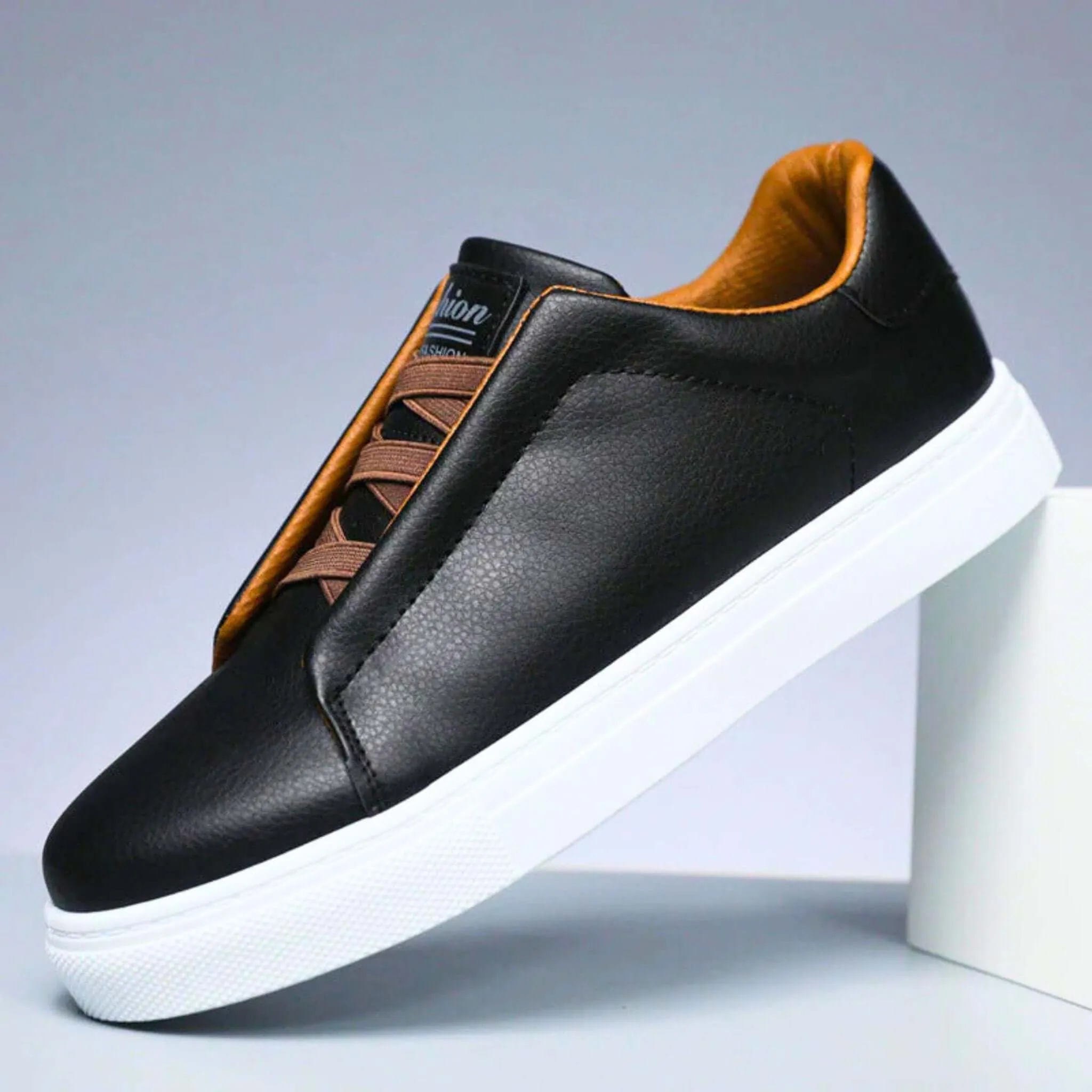 Leather Platform Sneaker
