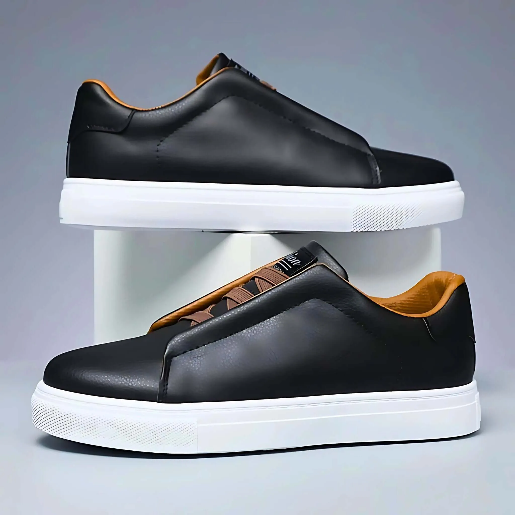 Leather Platform Sneaker