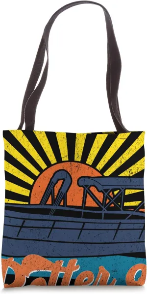 Life Is Better On Lake Ouachita Pontoon Party Barge Sandbar Tote Bag