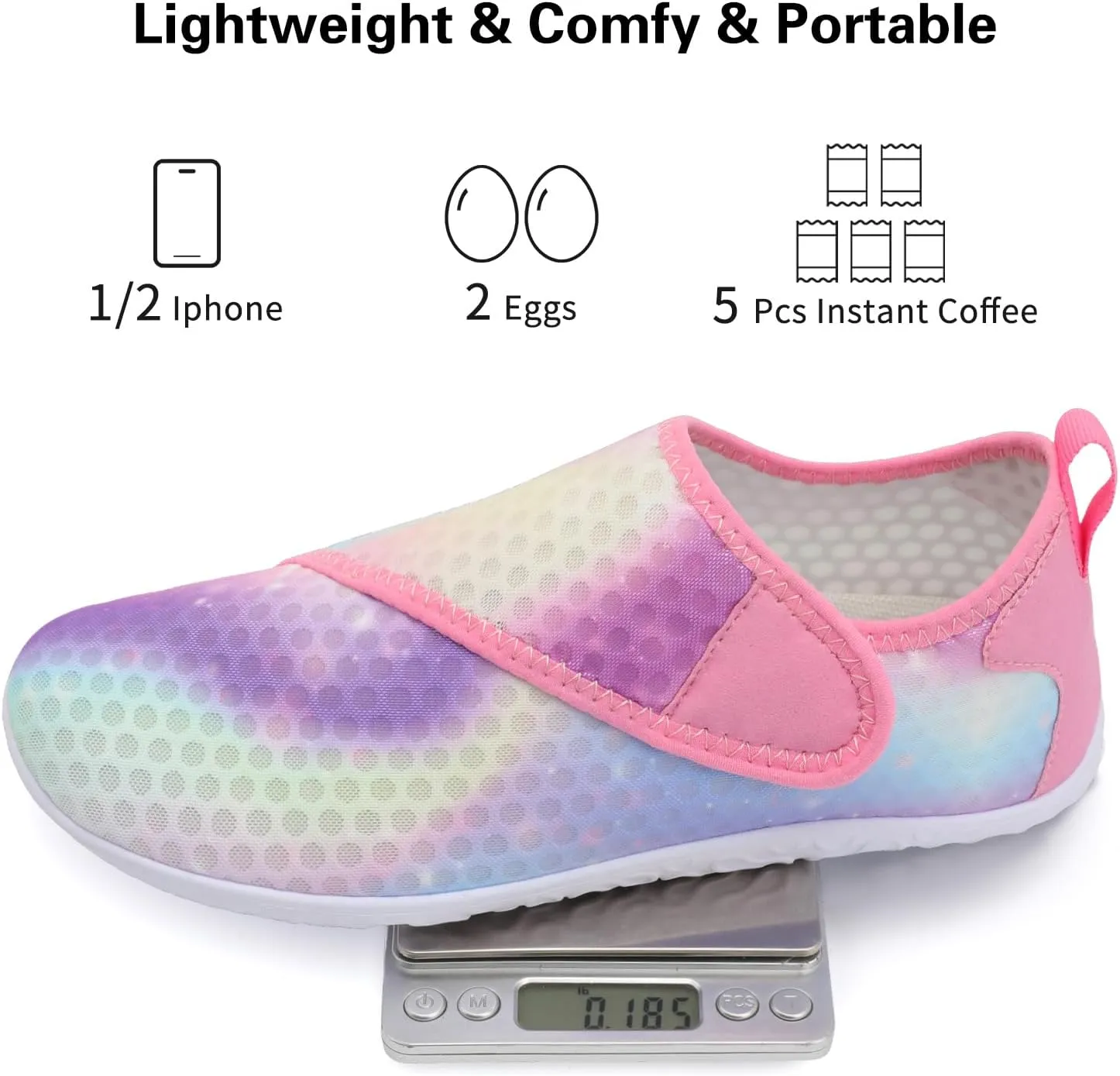 Lisdwde Women Men Water Shoes Quick Dry Breathable Aqua Sock Shoe for Summer Pool Swimming Beach Diving Walking