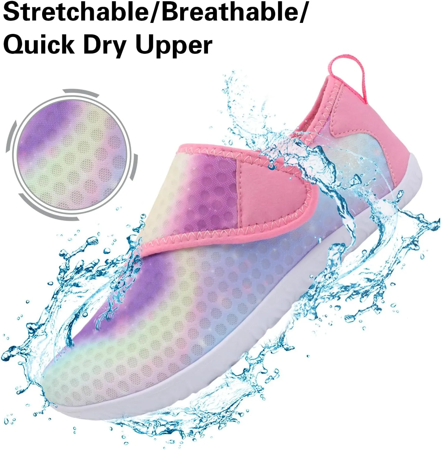 Lisdwde Women Men Water Shoes Quick Dry Breathable Aqua Sock Shoe for Summer Pool Swimming Beach Diving Walking