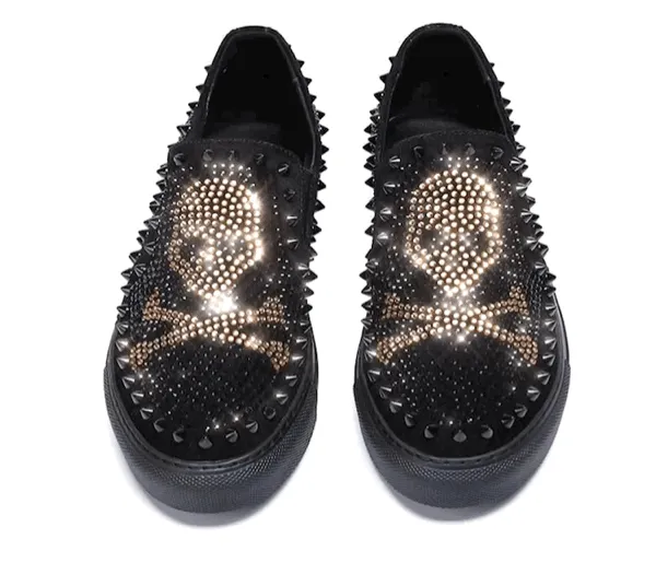 LOAFERS "CRYSTAL SKULL"