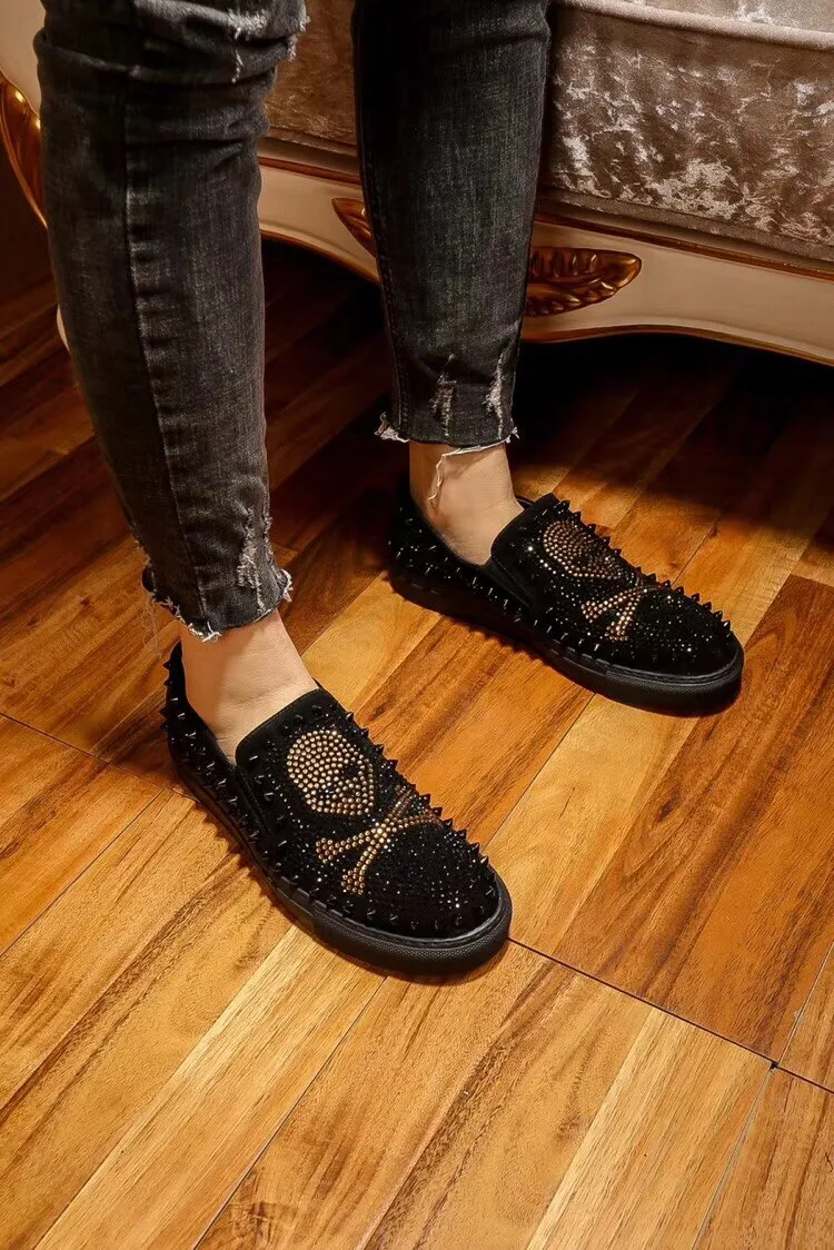 LOAFERS "CRYSTAL SKULL"