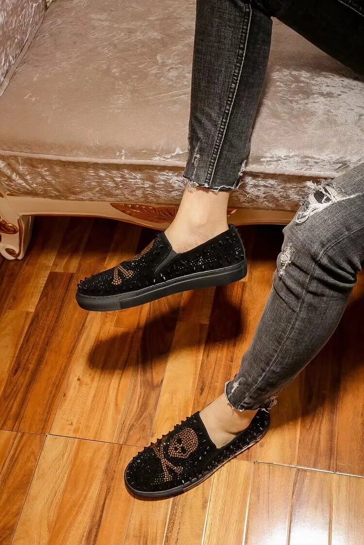 LOAFERS "CRYSTAL SKULL"