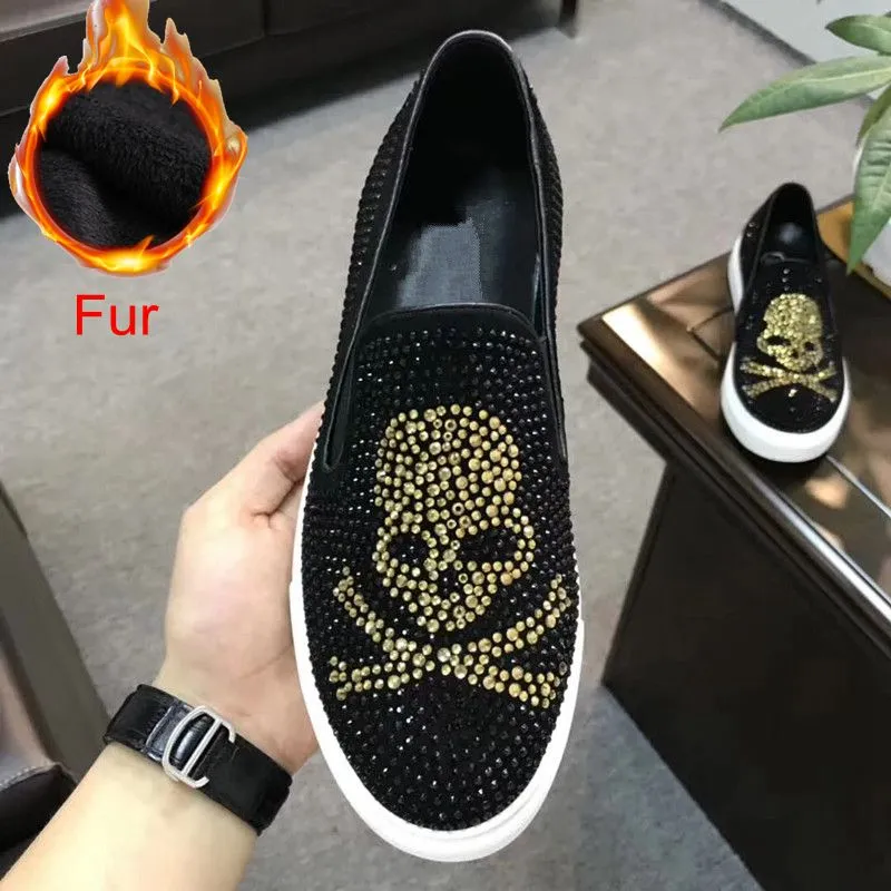 LOAFERS "CRYSTAL SKULL"