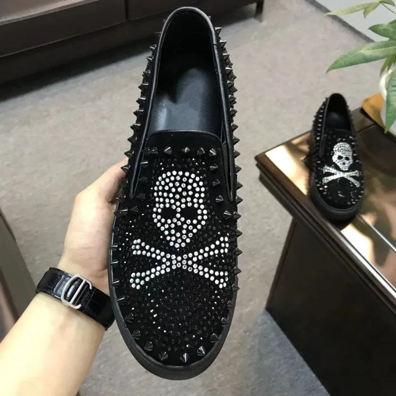 LOAFERS "CRYSTAL SKULL"
