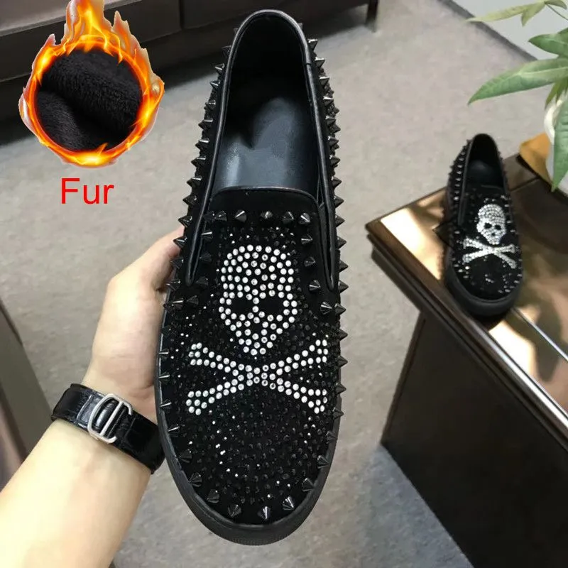 LOAFERS "CRYSTAL SKULL"