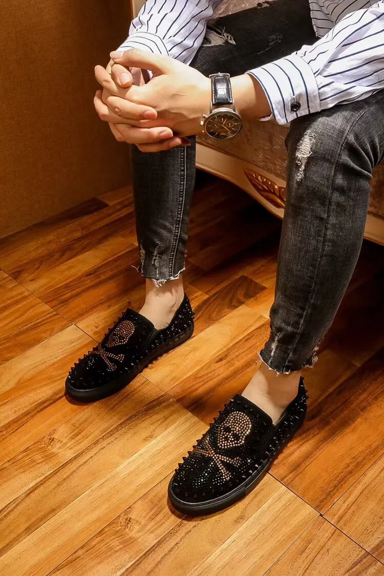 LOAFERS "CRYSTAL SKULL"