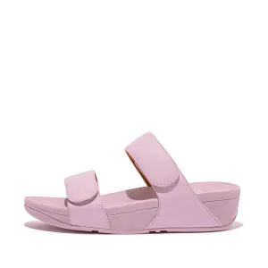 LULU Adjustable Leather Slides