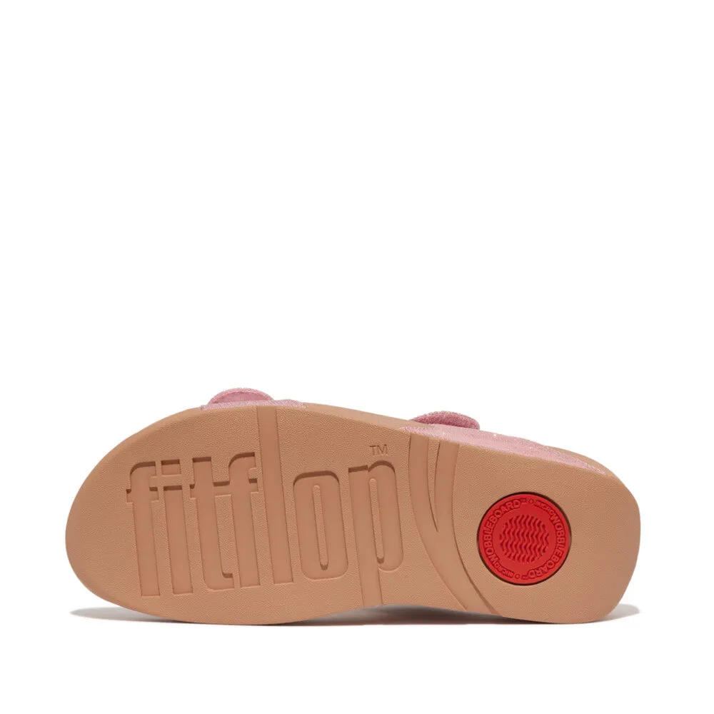 LULU Adjustable Shimmerlux Slides