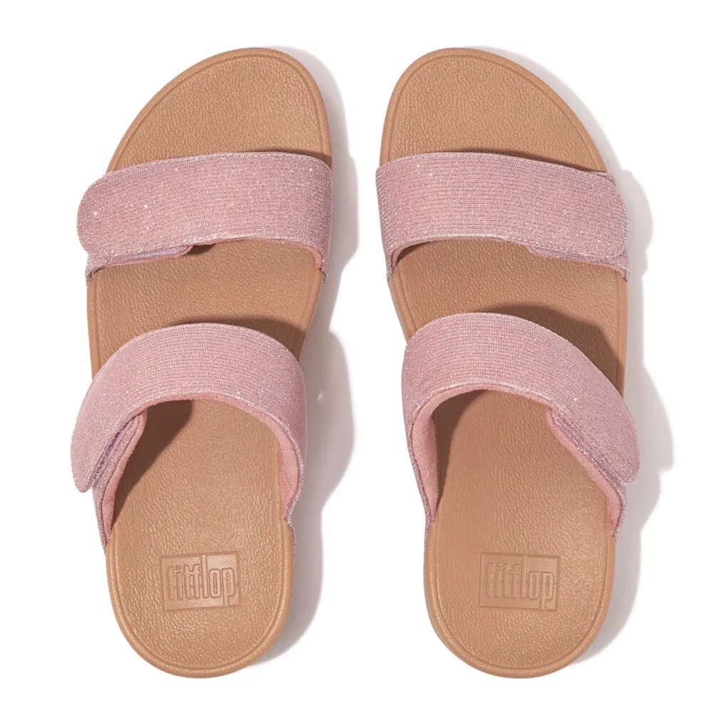 LULU Adjustable Shimmerlux Slides