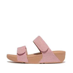 LULU Adjustable Shimmerlux Slides