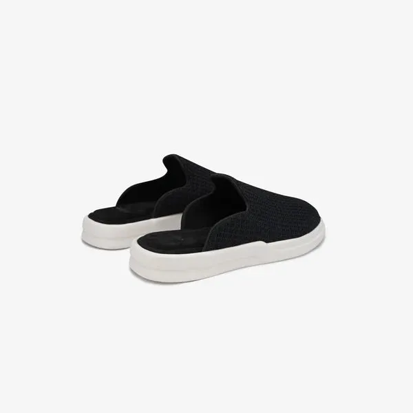 Lusso Pelli Slide - Jet Black/Marshmallow