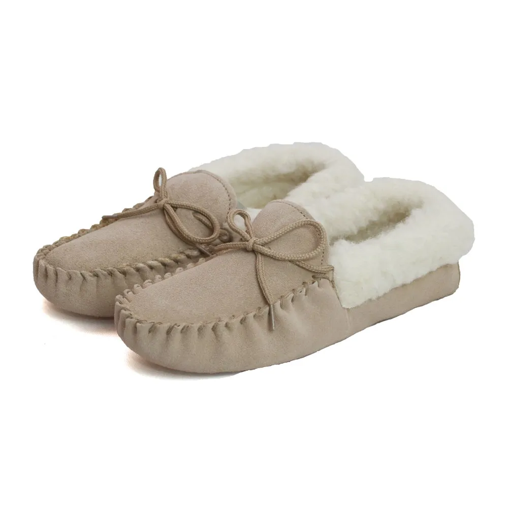 LWM1 Ladies Wool Lined Moccasin