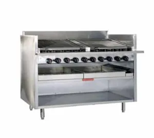 Magikitch'n Radiant Charbroiler floor 72" - FM-RMB-672