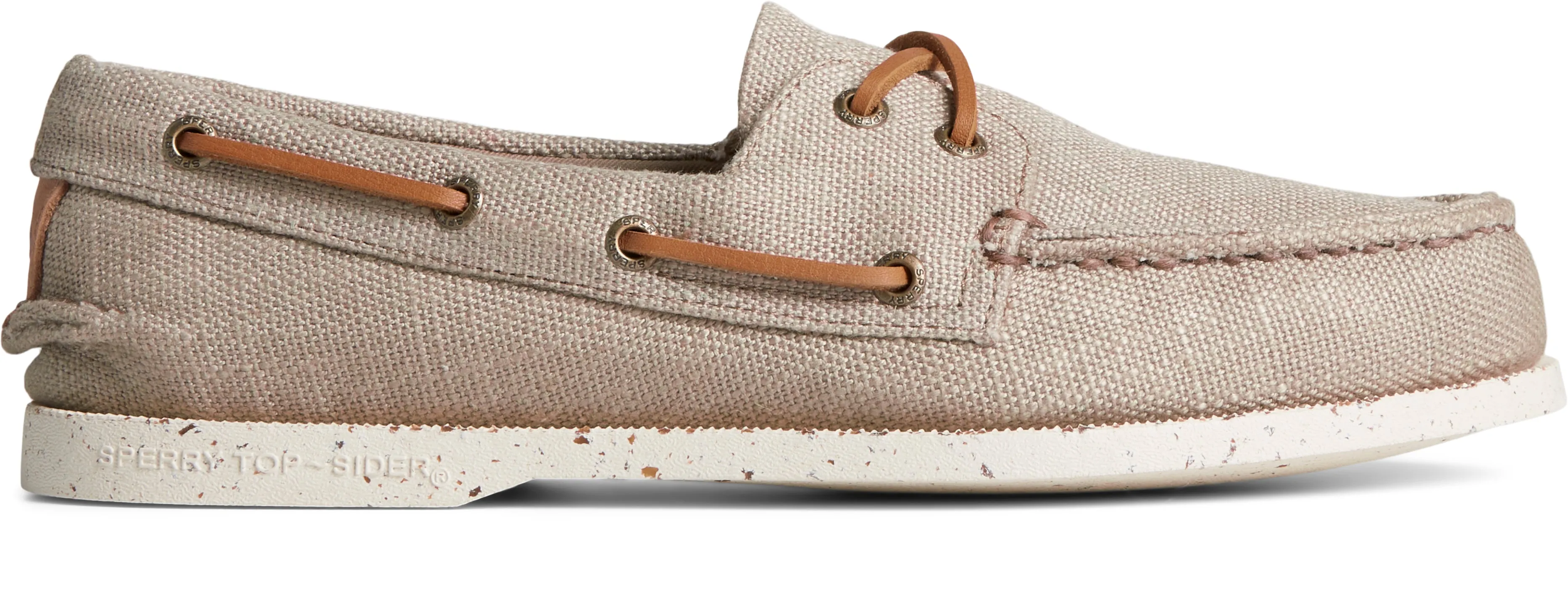Men's Authentic Original 2-Eye SeaCycled Canvas Taupe