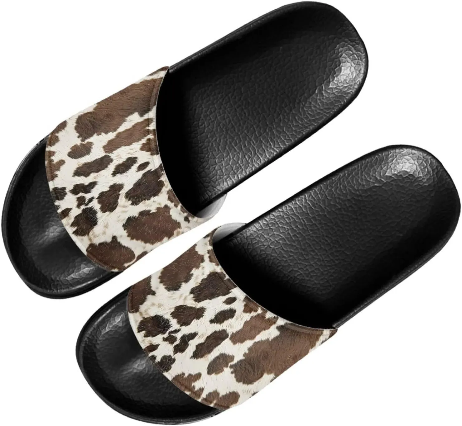 Mens Slide Sandal Slippers Adult Comfort House Slippers Flat Slides Shower Sandals for Home Outdoor Walking