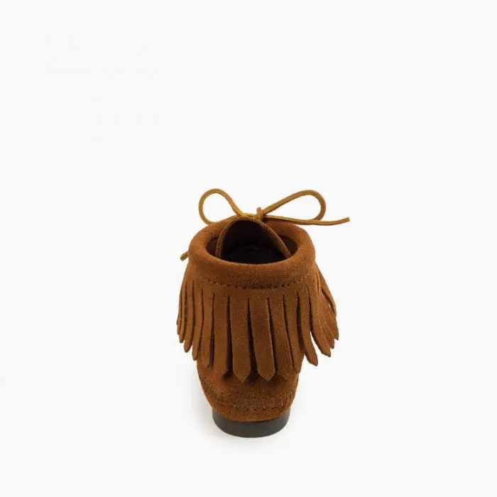 Minnetonka Women's Classic Fringe Hardsole Boot