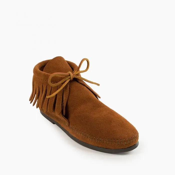 Minnetonka Women's Classic Fringe Hardsole Boot