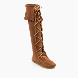 Minnetonka Women's Front Lace Knee High Boot