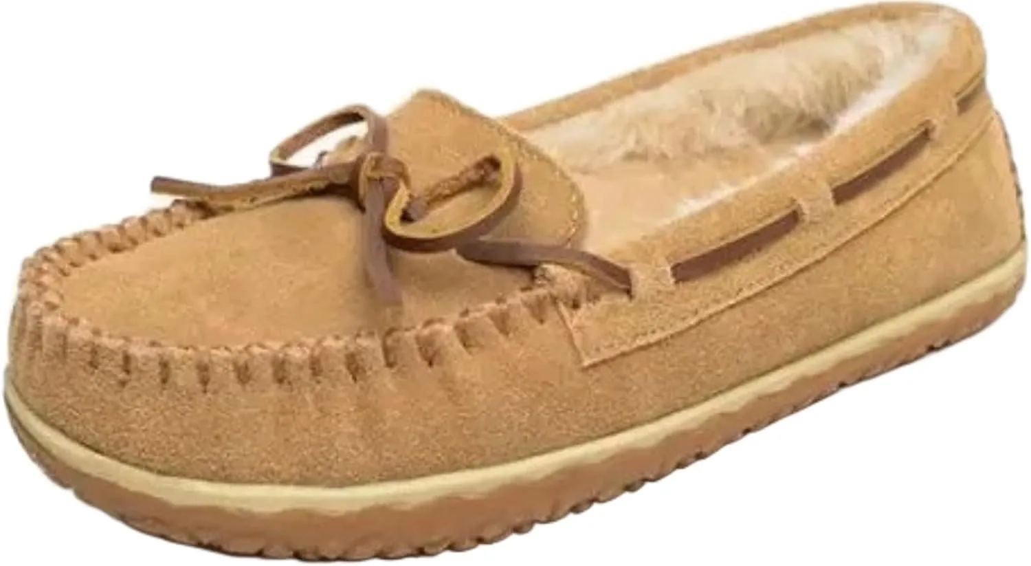 Minnetonka Women's Tilia Moccasin Slippers, Cinnamon, 8.5 M US