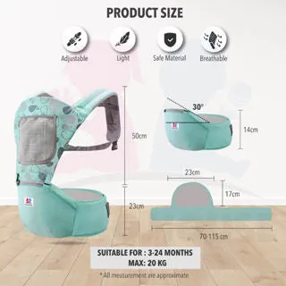 MOMO Baby Toddler Ergonomic Breathable Adjustable Carrier Hip Seat Dukung Bayi