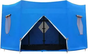 Moyu666-6FT/8FT/10FT/12FT/14FT/15FT Trampoline Tent, Trampoline Tent Cover, Waterproof Oxford Trampoline Canopy, Trampoline Sun Shade for 6 Straight Pole Round Trampoline
