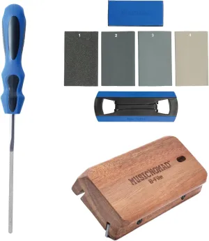 MusicNomad Guitar Fret Sprout Kit - Bevel, Dress & Polish (MN871)