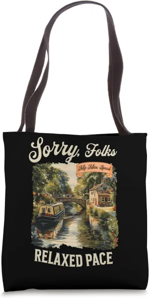 Narrowboat Outfit Ideas For Men & Canal Boating Barge Owner Tote Bag
