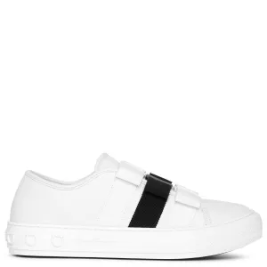 Nataly white bow sneakers