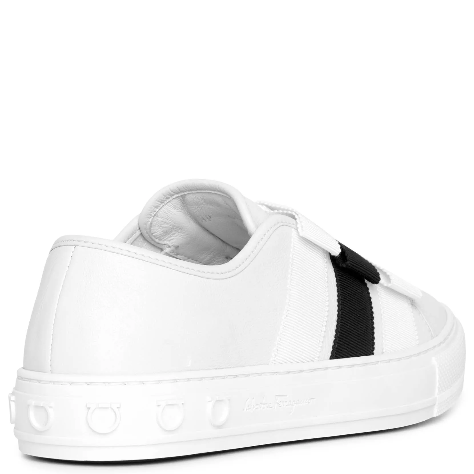 Nataly white bow sneakers