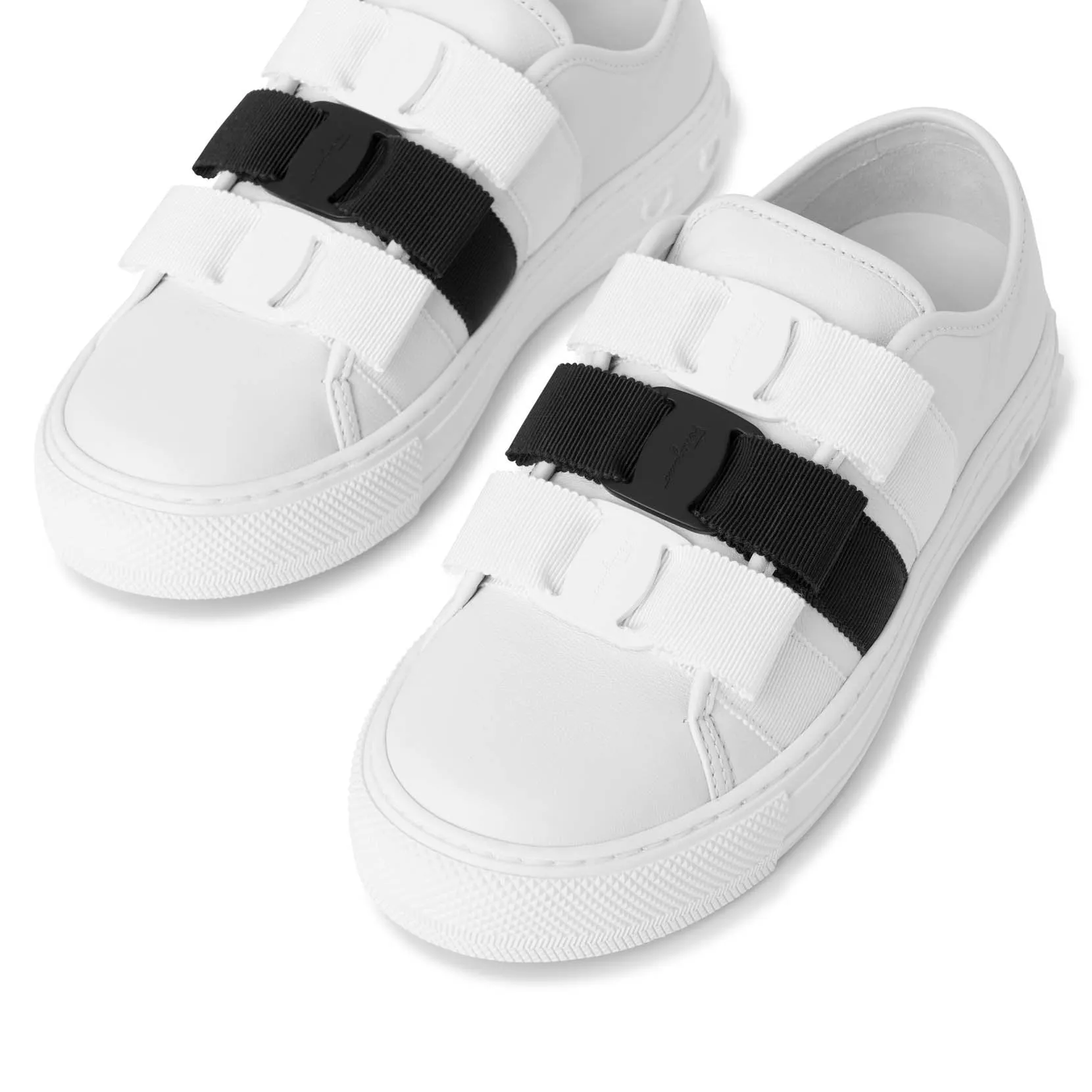 Nataly white bow sneakers