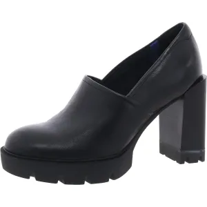 Naturalizer Womens Pierson Leather Slip On Loafer Heels