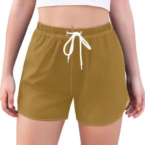 ODAWA Moccasin Womens Sweat Shorts Women Workout Shorts with Liner Womens Quick Dry Shorts