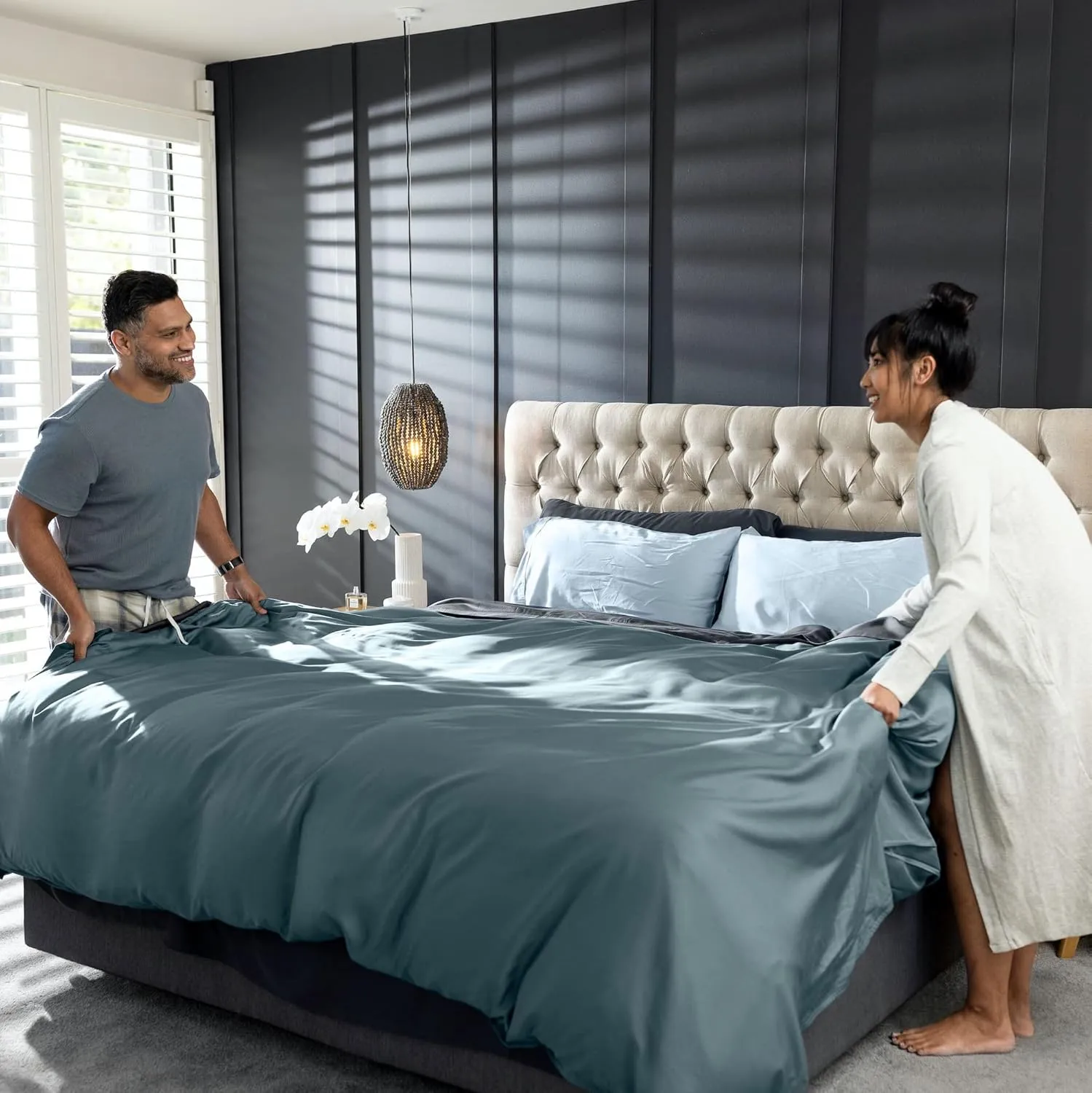 Olive   Crate Eucalyptus Cooling Pillowcase and Sheet Sets King Size | 100% Certified Tencel Fiber from Austria | Better Than Silk Linen Bamboo and Cotton | Deep Pocket Bedding | Moss