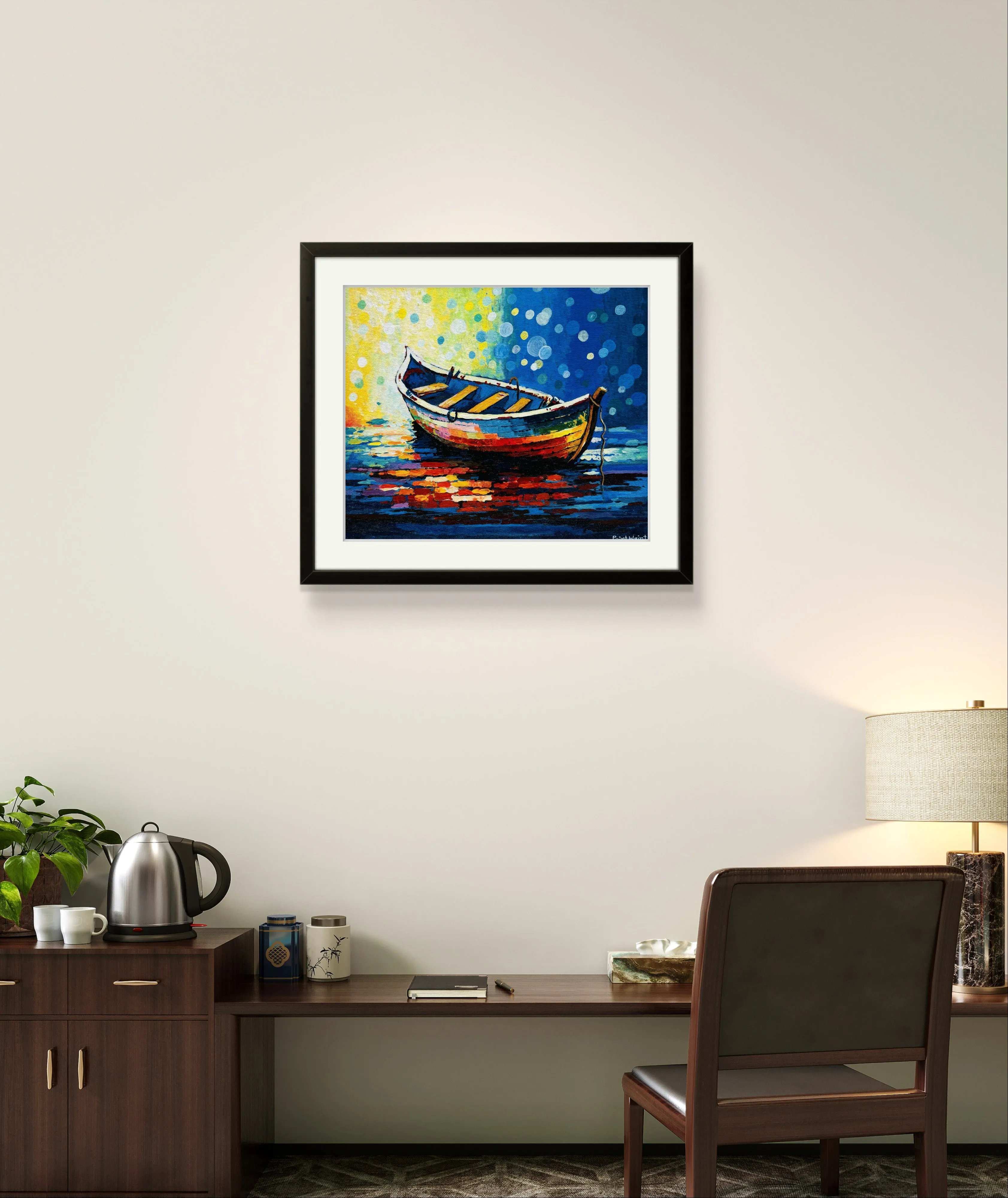 Picturesque Boat- Tutorial