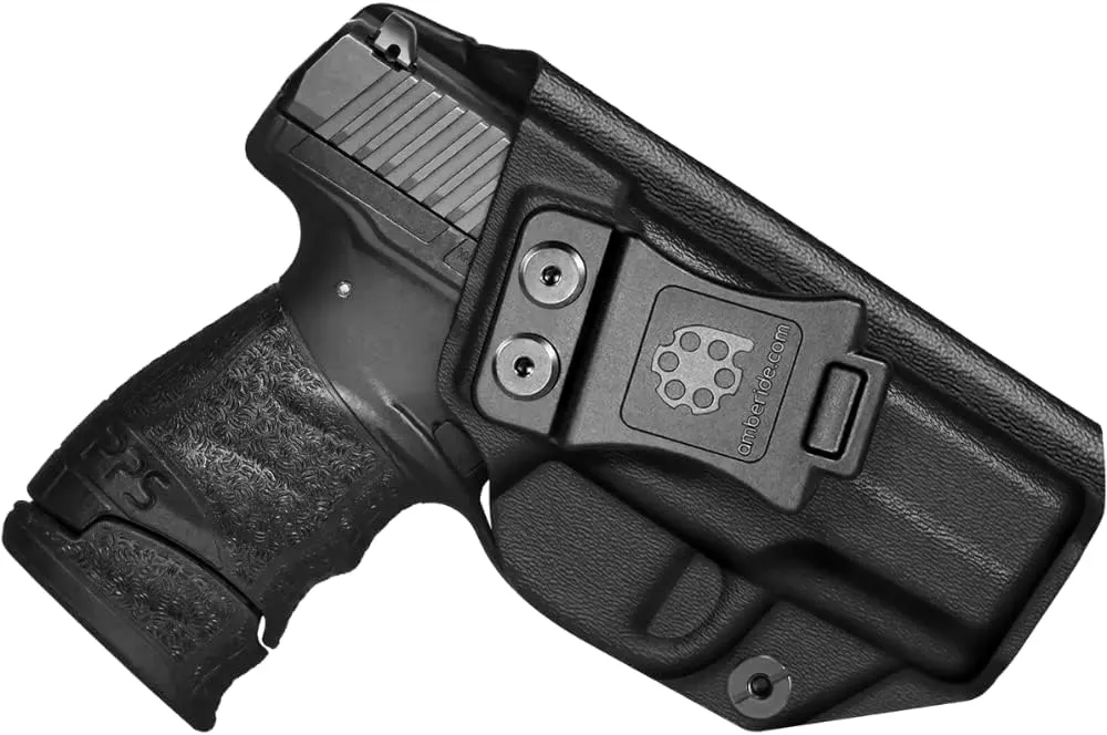 PPS M2 Holster IWB Kydex for Walther PPS M2 9mm/.40 Pistol – Inside Waistband Concealed Carry – Adjustable Cant & 'Posi-Click' Retention – No Wear - No Jitter – Made in USA