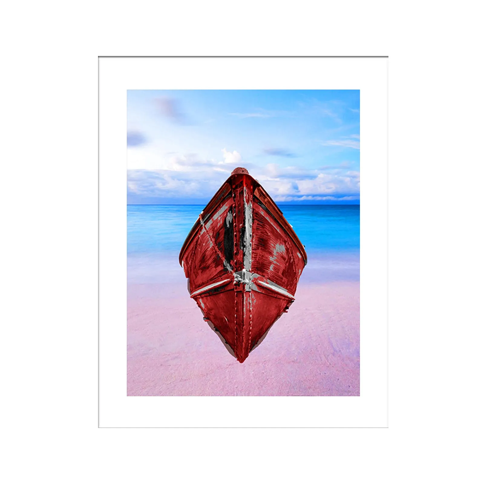 Red Boat Painting