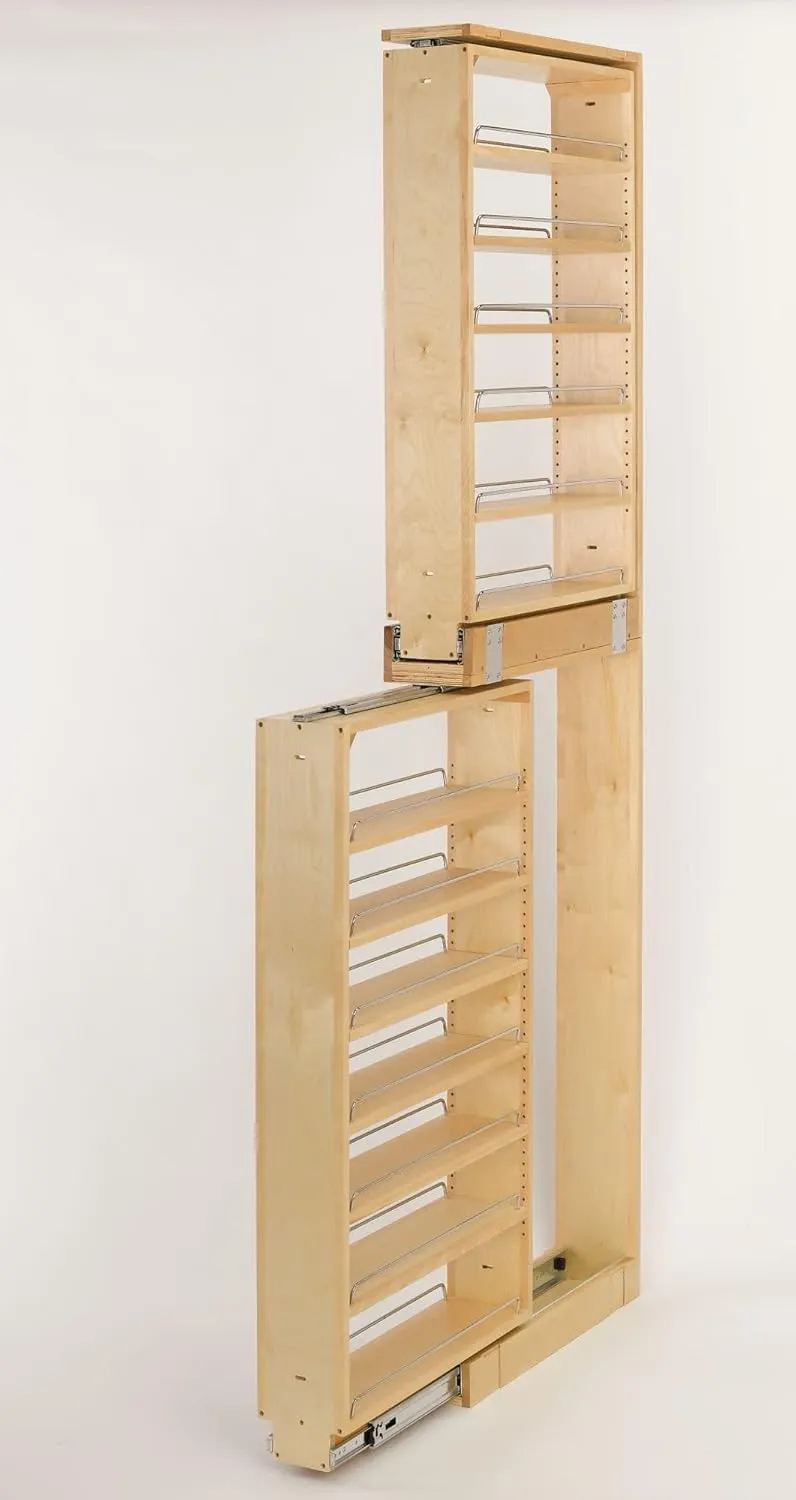 Rev-A-Shelf 6 in Tall Filler Organizer Pullout, Natural