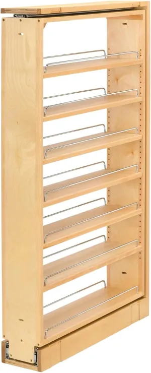 Rev-A-Shelf 6 in Tall Filler Organizer Pullout, Natural